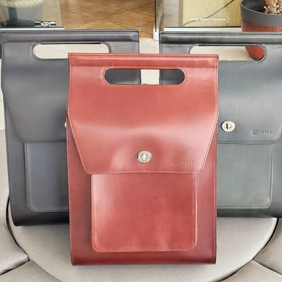Totte Leather Bag Backpack. Hand Made in Japan. Japanese Himeji leather main image 7